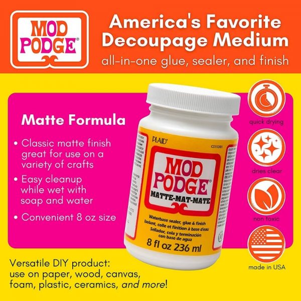 Mod podge 236 ml – Matte – sellador al agua (3017) - Image 2