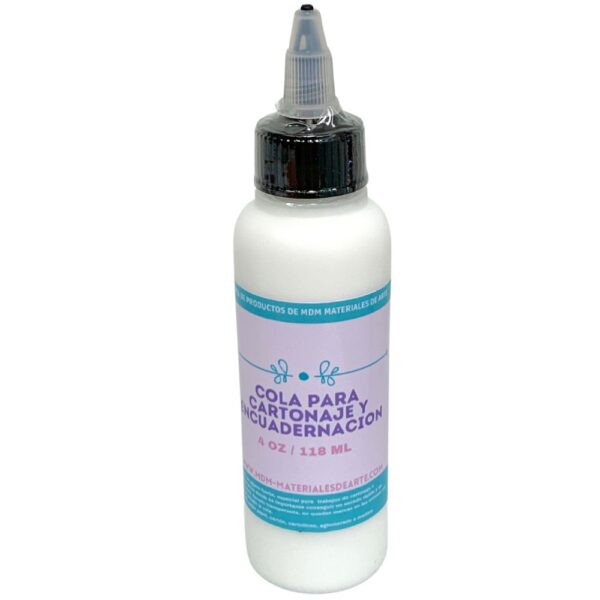 Cola Blanca para cartonaje y encuadernacion "linea de productos MDM" 118ml / 4oz (0542)