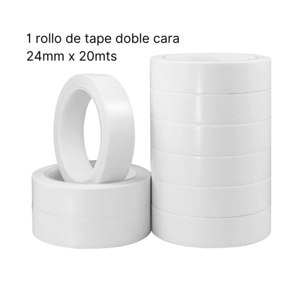 Cinta adhesiva doble cara - (24mm x 20mts) 1 rollo