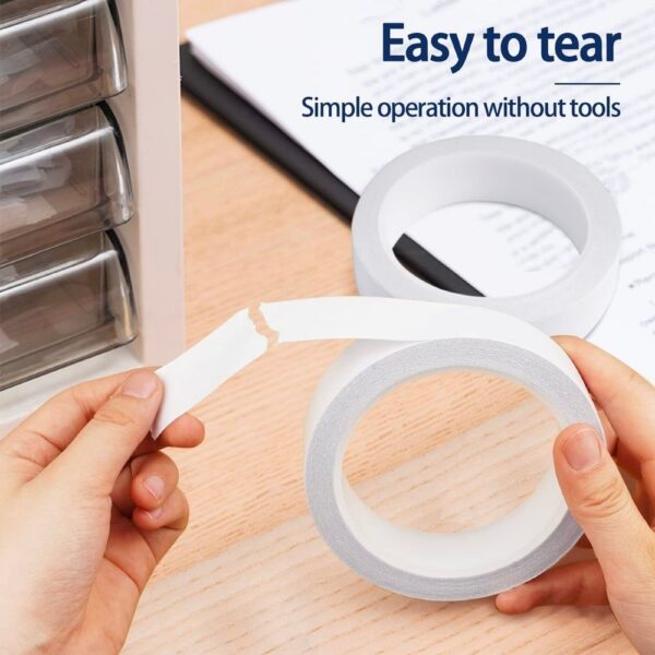 Cinta adhesiva doble cara - (24mm x 20mts) 1 rollo - Image 3