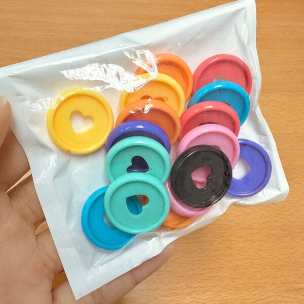 Discos de encuadernar - Colores surtidos - 2 cm - Pack 16 discos (5722)