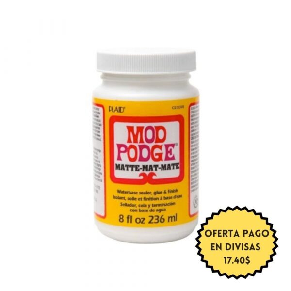 Mod podge 236 ml – Matte – sellador al agua (3017)