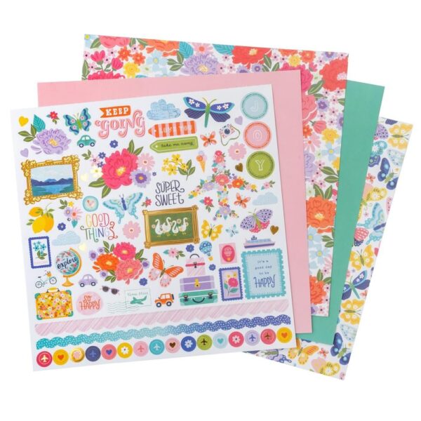 Paige evans - Block de cartulinas, stickers y die cuts "adventurous" (7993) - Image 2