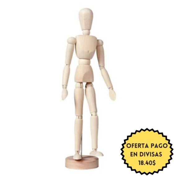 Maniqui articulado hombre 30 cm. (2038)