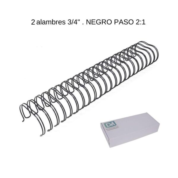 Alambres cinch 3/4'' Negro - pack 2 alambres (1111)